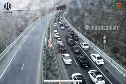 وضعیت ترافیک در محورهای شمالی کشور | چالوس یکطرفه شد