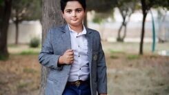تصویری غم انگیز از کیان پیرفلک کودک شهید 9 ساله