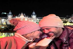 تیپ شیک و جذاب شاهرخ استخری و همسرش | خوشتیپی به سبک شاهرخ استخری و همسرش +عکس