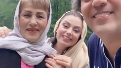 حیرت طرفداران از دیدن خانواده پر جمعیت صبا راد /تیپ دهاتی صبا راد توی ماشین لاکچری مانی! +عکس خبرساز 