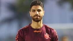 سرلک با کت و شلوار  و استایل خاص در باشگاه پرسپولیس + عکس