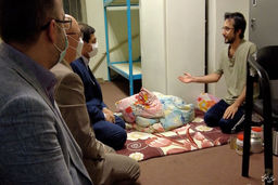 تصویر ویژه از دیدار سرزده معاون اول رئیسی از یک خوابگاه