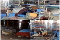 سونامی وحشتناک در بوشهر + عکس