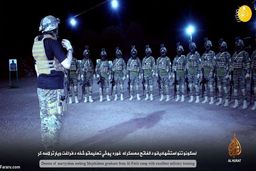  رونمایی از یگان تشریفات طالبان +فیلم 