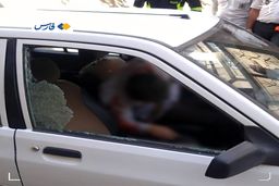 تصویری از شهید حسن صیاد خدایاری بعد از ترور 