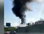 فیلم لحظه آتش سوزی وحشتناک در صادقیه + فیلم دیده نشده