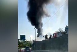 فیلم لحظه آتش سوزی وحشتناک در صادقیه + فیلم دیده نشده 