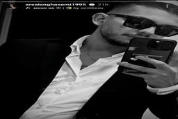 عینک گرانقیمت ارسلان قاسمی توجه همه را جلب کرد | تیپ میلیاردی ارسلان قاسمی +عکس