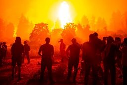 شدت گرمای مهران دو خودرو را به آتش کشید | ۲۲۴ نفر در ایلام روانه بیمارستان شدند