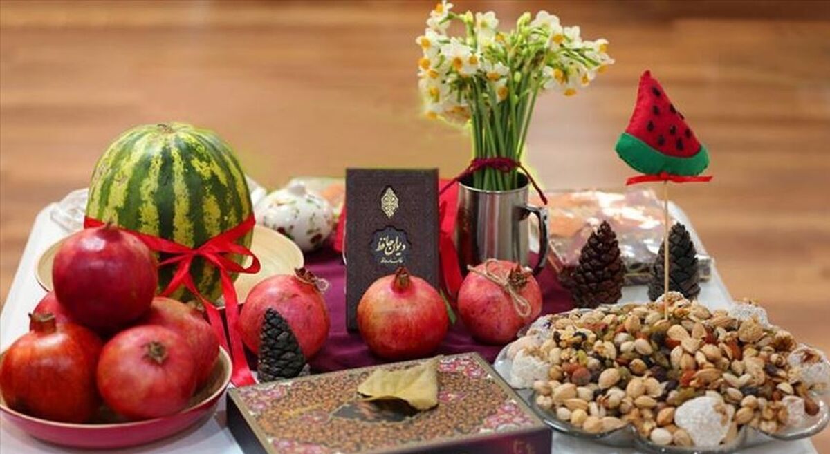 کارت پستال شب یلدا+تصاویر دیدنی 