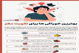 با این خوراکی‌ها باهوش می‌شوید!+اینفوگرافی 
