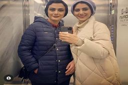 خانواده فرجاد عزادار شدند/مارال فرجاد به سوگ مادرش نشست+عکس 