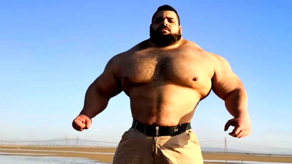 حمله وحشتناک هالک ایرانی به طرفدارانش جنجال به پا کرد! + فیلم