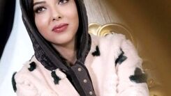 دلبری لیلا اوتادی با ست قرمز جگری و کیف برند میلیونی اش+عکس