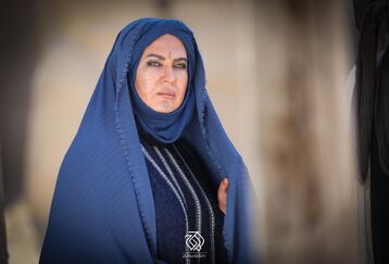 لعیا زنگنه با میکاپ غلیظ چشمش به سبک عربا درومد! | اولین عکس از شوهر مسن لعیا زنگنه