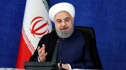 عکس لو رفته حسن روحانی سر سفره شام +عکس