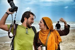 شیراز گردی بهرام رادان و همسرش در ماه عسل | عکس عاشقانه آقای بازیگر در غروب تخت جمشید  +عکس