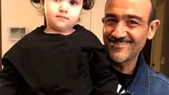 تیپ نامتعارف مهران غفوریان و دخترش برای رفتن به سوپرمارکت +فیلم