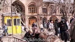 سقوط درخت تنومند در بازار تبریز/ یک نفر مصدوم شد +عکس