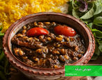 طرز تهیه خورش خرفه خوشمزه با لوبیا چشم بلبلی | فوت و فن های دستور پخت خورشت خرفه