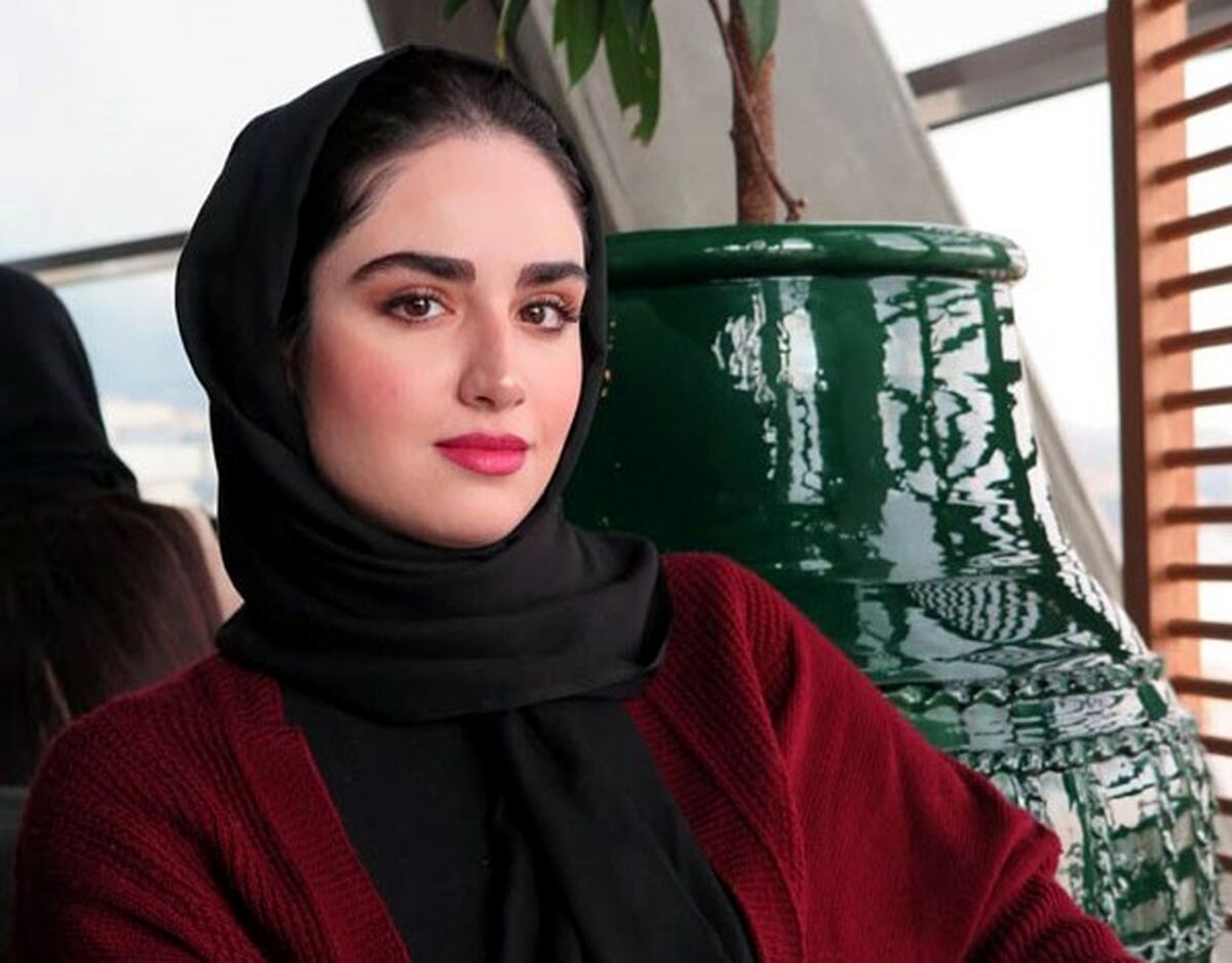 هانیه غلامی با تیپ متفاوت در ورزشگاه آزادی + عکس