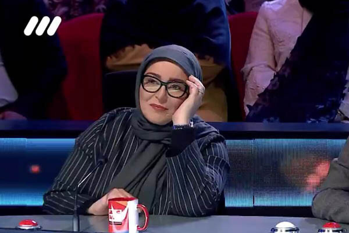 عکسی از ژاله صامتی و پسرش