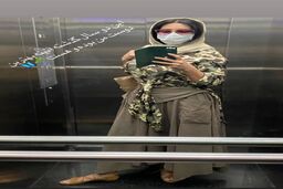 جلوه گری لیلا بلوکات با تیپ چریکی +عکس