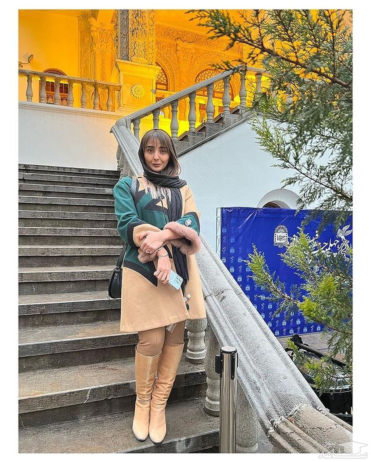 تیپ لاکچری عروس فاطمه گودرزی برای جشنواره فجر +عکس