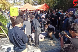 اولین عکس از محل دفن عزت الله مهرآوران