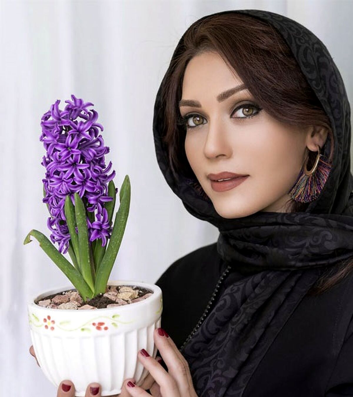 شهرزاد کمال زاده با کلاه وایکینگ ها + عکس