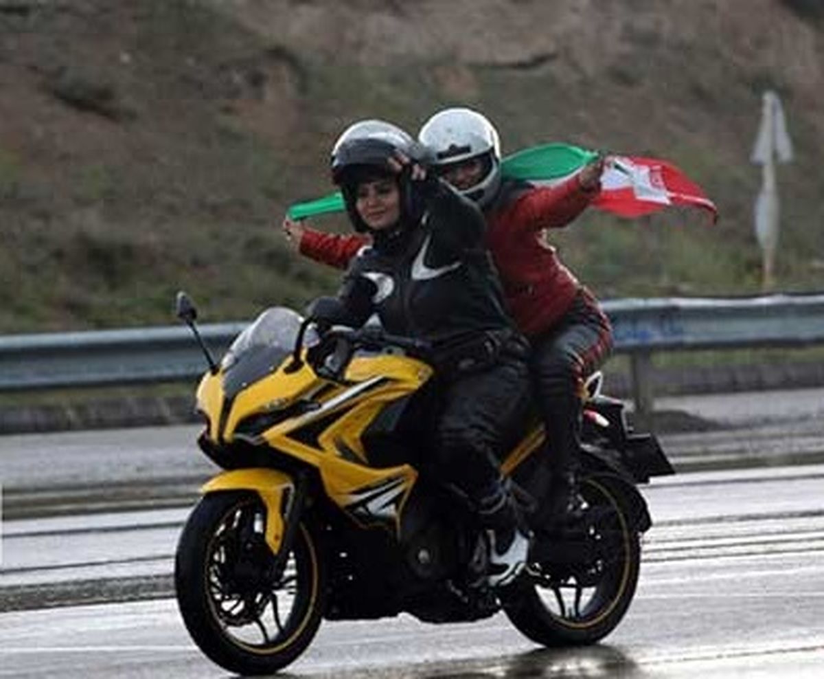 موتورسواری زنان در مراسم روز قدس+تصاویر لو رفته 