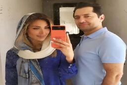 شیک پوشی همسر بهرام رادان سلبریتی ها را عصبانی کرد | بهرام رادان غیرتی شد +عکس