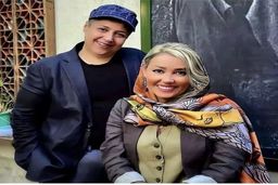 تیپ جدید مازیار لرستانی در مراسم تشییع | حضور مازیار لرستانی در تشییع فریماه فرجامی +عکس