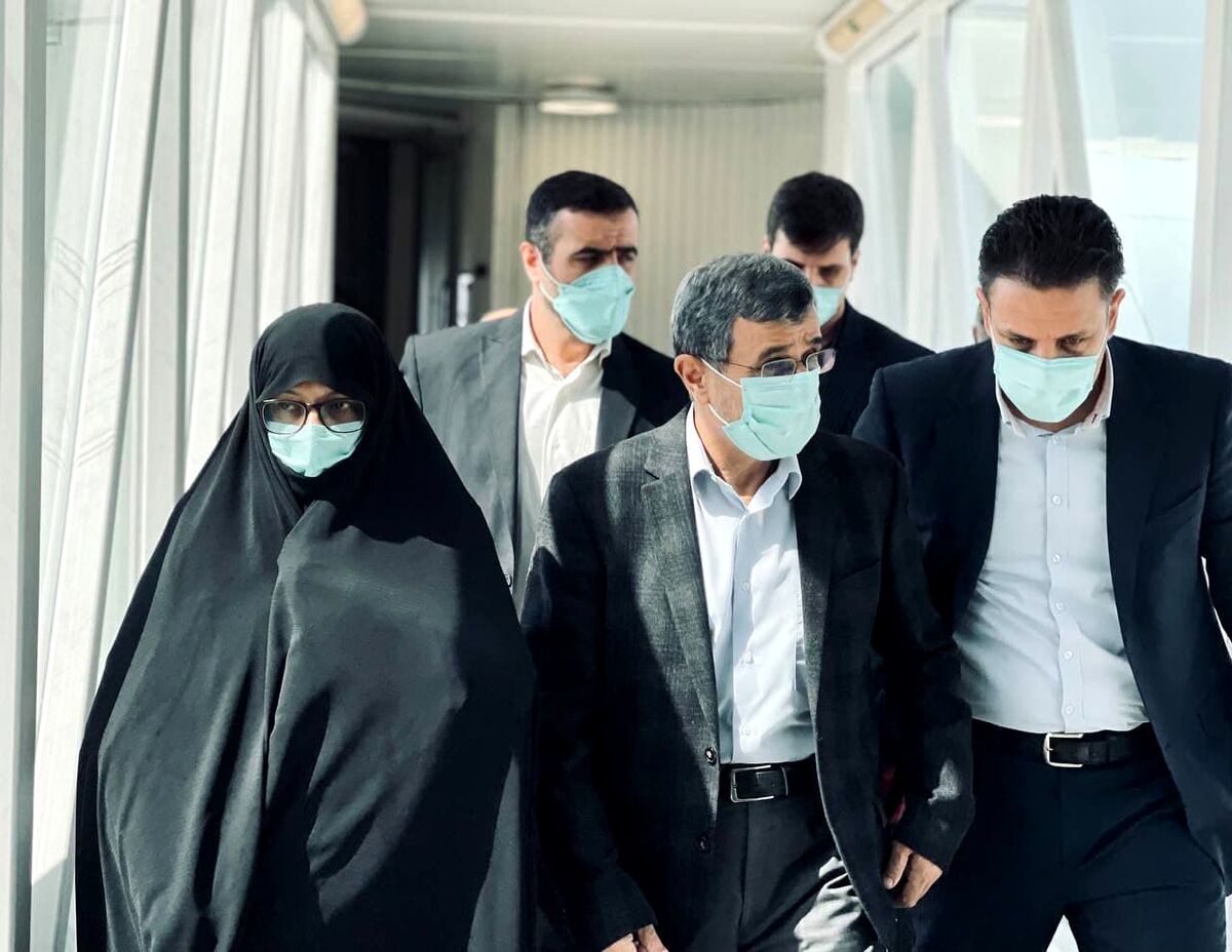 تیپ جدید احمدی‌نژاد +عکس
