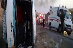 واژگونی اتوبوس در اردبیل با ۱۳ جان باخته و مصدوم +عکس