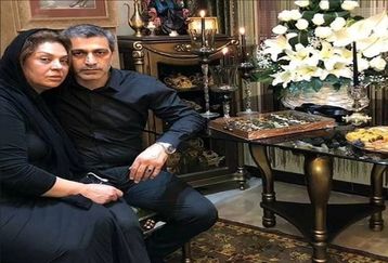 چهره شکسته نسرین مقانلو در مراسم اولین سالگرد درگذشت پسرش | ویدئوی دردناک از سالگرد پسر نسرین مقانلو +فیلم