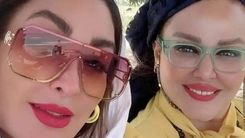 بهاره رهنما در یک کافه با پوشش عربی دیده شد | گردش های لاکچری دوران مجردی بهاره رهنما +عکس