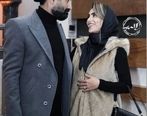 ژست ها و خنده های هادی کاظمی و همسرش سمانه پاکدل  سوژه عکاسان شد 